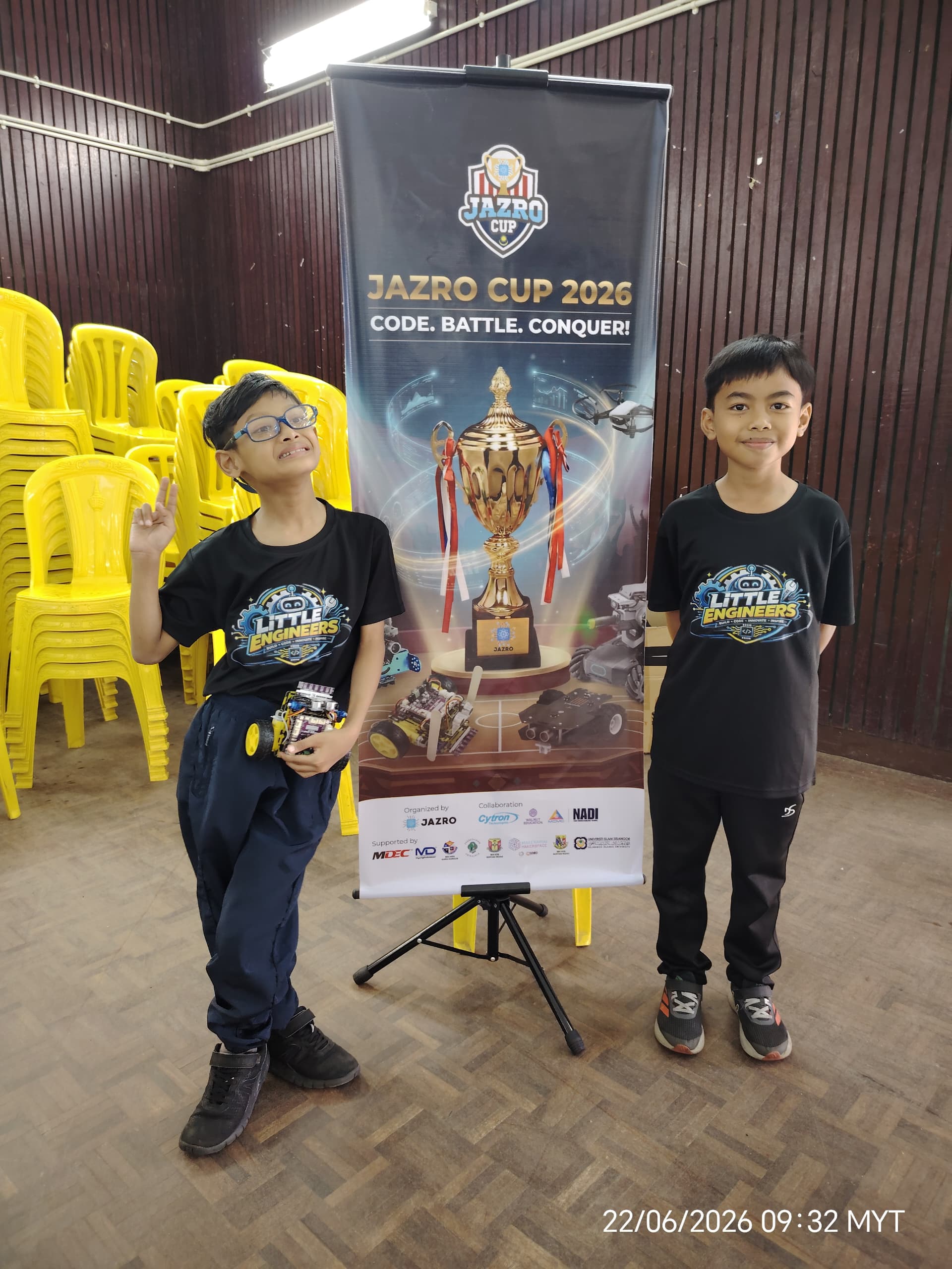 Little Engineers during certificate presentation